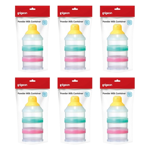 Pigeon Powder Milk Container Pack of 6