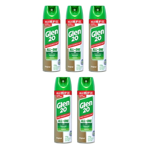 Glen 20 Disinfectant Original Scent 175g Pack of 5