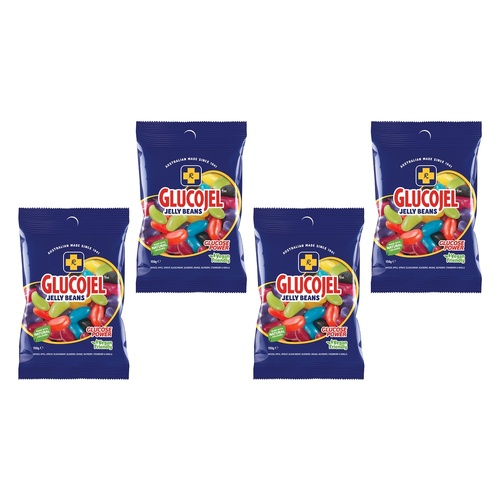 Glucojels Jelly Beans 150g x 36 Bundle of 4