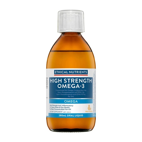 Ethical Nutrients High Strength Omega-3 Fruit Punch 280mL