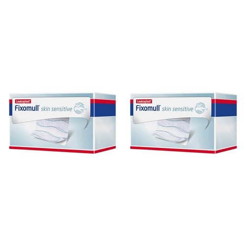 Fixomull Gentle Touch Wide Area Fixation 5cmx5m Pack of 2