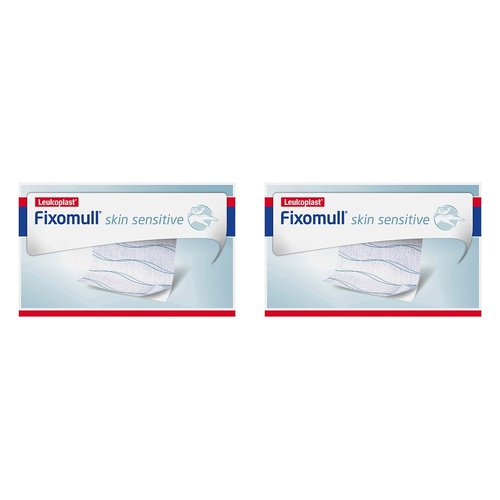 Fixomull Gentle Touch Wide Area Fixation 10cmx2m Pack of 2