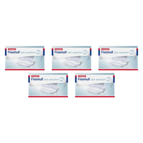 Fixomull Gentle Touch Wide Area Fixation 10cmx2m Pack of 5