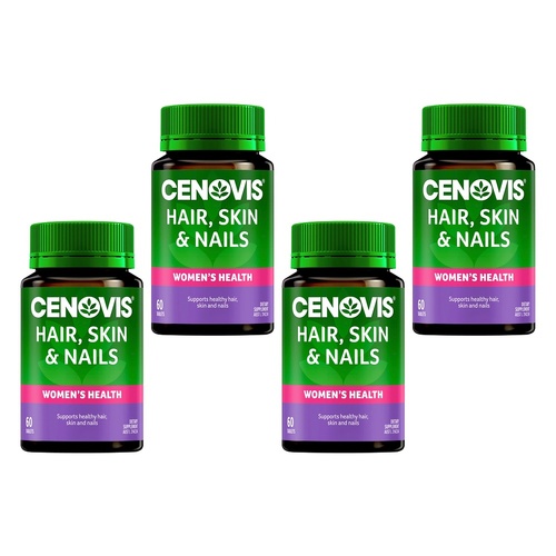 Cenovis Hair, Skin & Nails Women's Health 60 Tablets Pack of 4