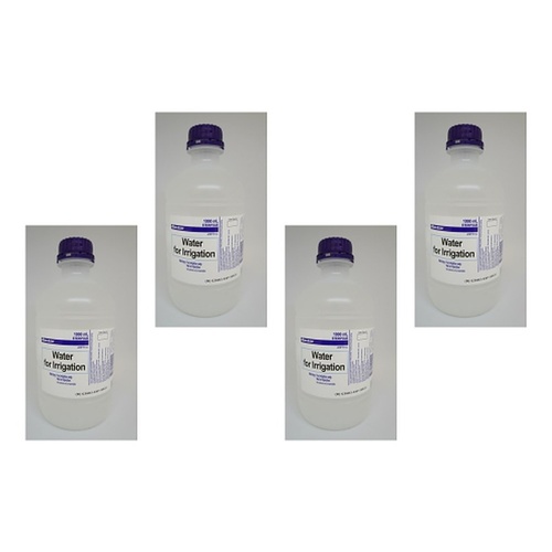 Baxter Steri-Pour Water for Irrigation Solution 1000mL Pack of 4