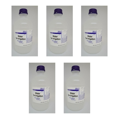 Baxter Steri-Pour Water for Irrigation Solution 1000mL Pack of 5