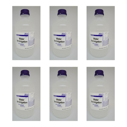 Baxter Steri-Pour Water for Irrigation Solution 1000mL Pack of 6