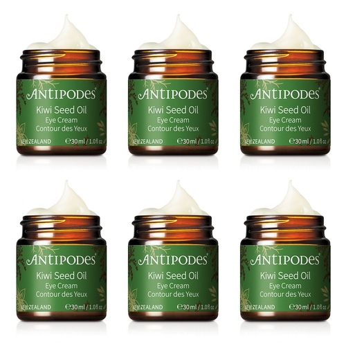Antipodes Kiwi Seed Oil Eye Cream 30mL Pack of 6