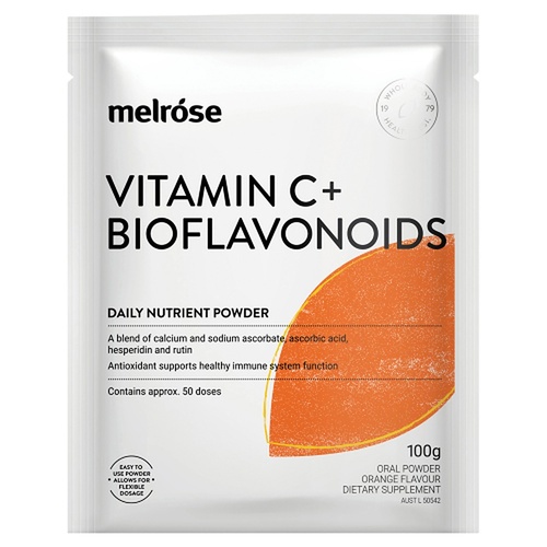 Melrose Health Vitamin C+ Bioflavonoids 100g x 8
