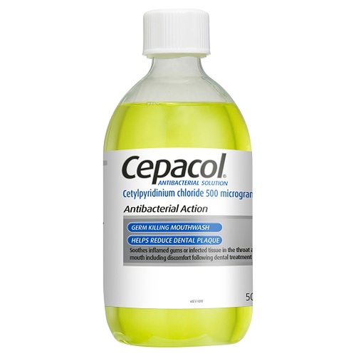 Cepacol Antibacterial Mouthwash Solution 500mL