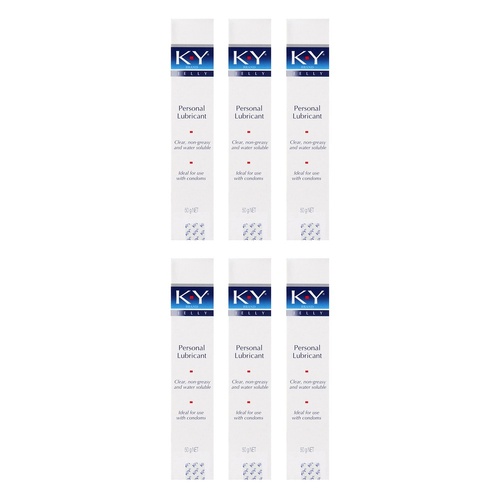 Durex Lubricating Jelly 50g Pack of 6