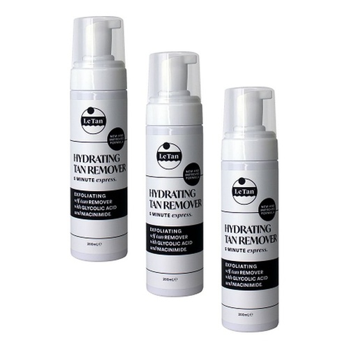 Le Tan Hydrating Tan Remover 200mL Pack of 3