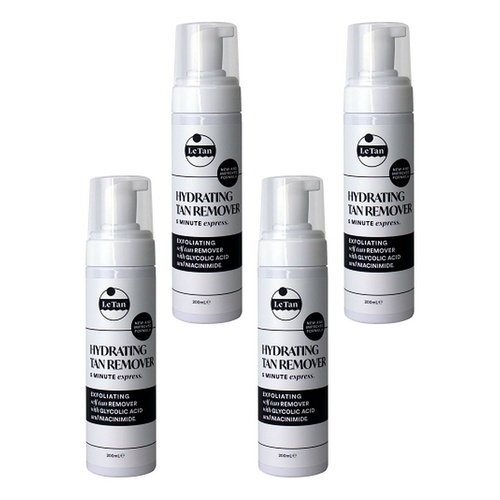 Le Tan Hydrating Tan Remover 200mL Pack of 4