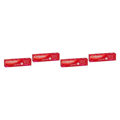 Colgate Optic White Stain Fighter Enamel Care Gentle Mint Toothpaste Pack of 4