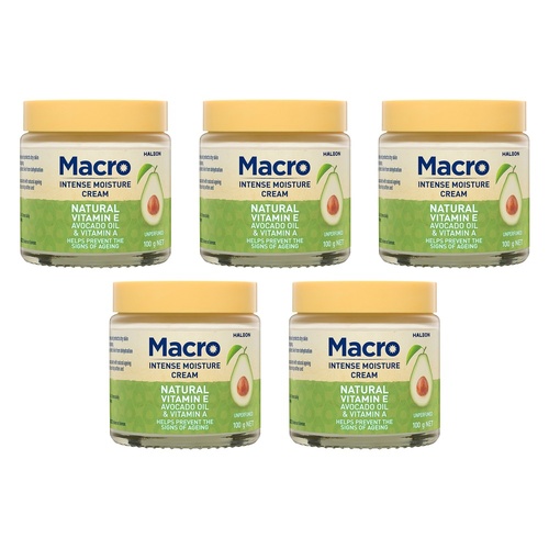 Macro Natural Vitamin E Cream 100g Pack of 5