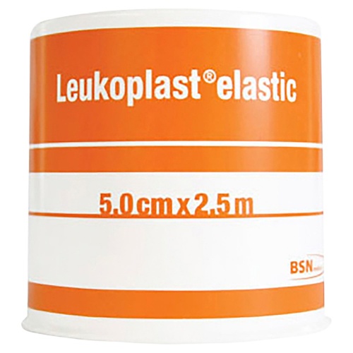 Leukoplast Elastic Zinc Oxide Tape Tan 5cm x 2.5m