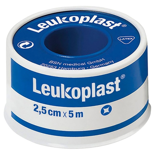 Leuko Leukoplast Waterproof White Medical Tape 2.5cm x 5m