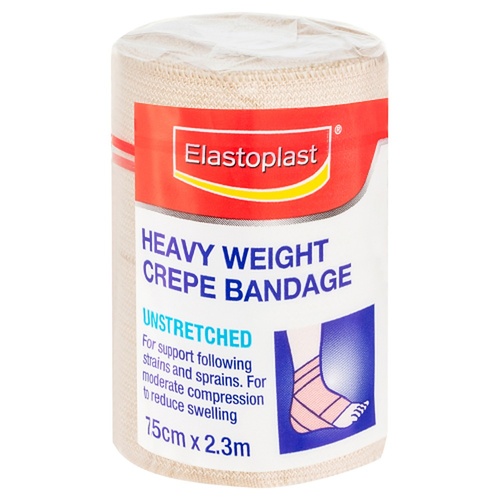 Elastoplast Crepe Bandage Unstretched 7.5cm x 2.3m