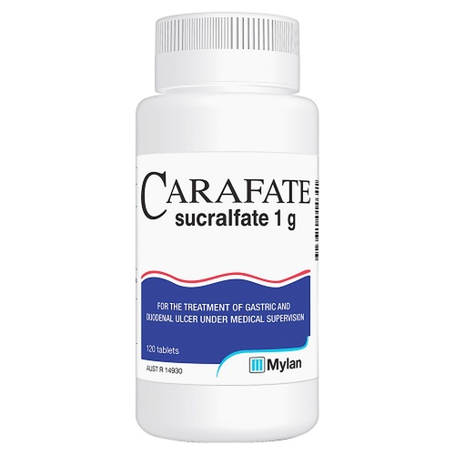 Carafate Sucralfate 1g 120 Tablets