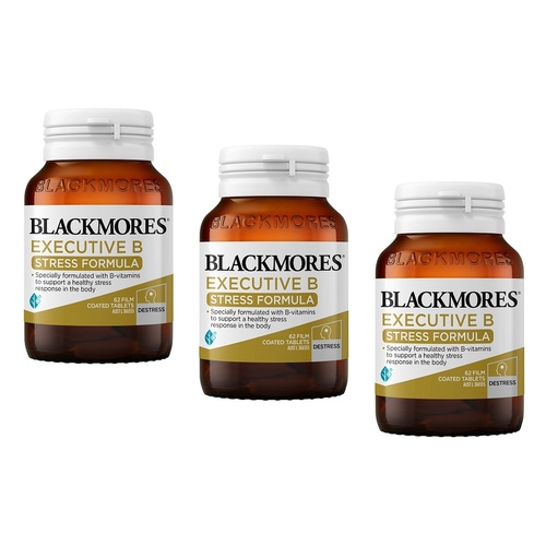Blackmores Executive B Stress Formula 62 Tablets Pack of 3