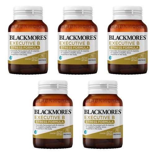 Blackmores Executive B Stress Formula 62 Tablets Pack of 5