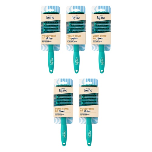Lady Jayne Flexi-Shine Detangling Brush x 3 Bundle of 5