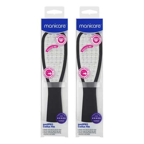Manicare pediPRO Double-Sided Callus File Pack of 2