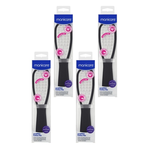 Manicare pediPRO Double-Sided Callus File Pack of 4