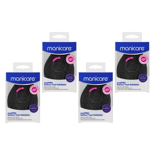 Manicare pediPRO Soft Roc Foot Exfoliator x 3 Bundle of 4