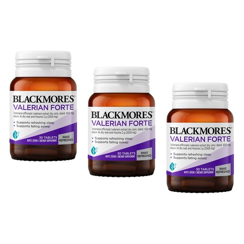 Blackmores Valerian Forte 30 Tablets Pack of 3