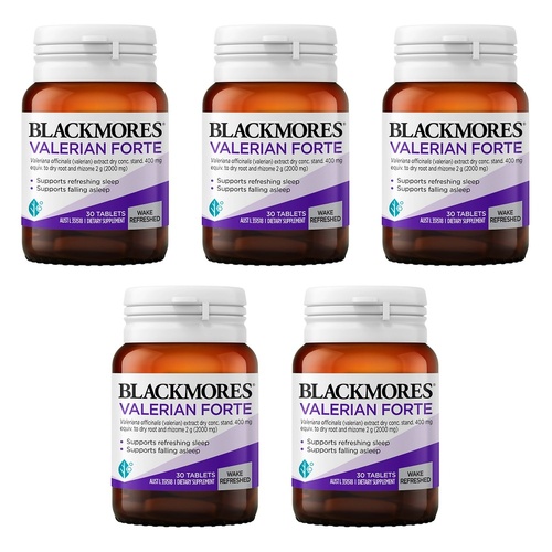 Blackmores Valerian Forte 30 Tablets Pack of 5