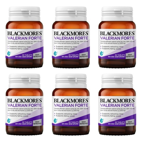 Blackmores Valerian Forte 30 Tablets Pack of 6