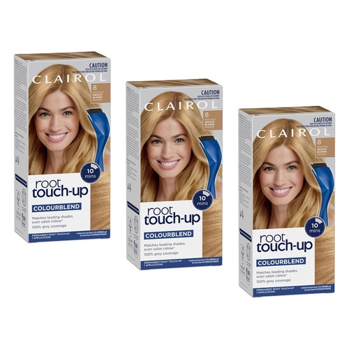 Clairol Root Touch-Up 8 Medium Blonde Pack of 3