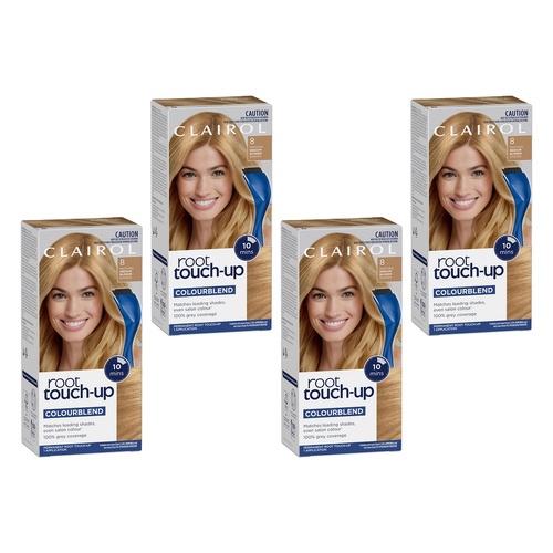 Clairol Root Touch-Up 8 Medium Blonde Pack of 4