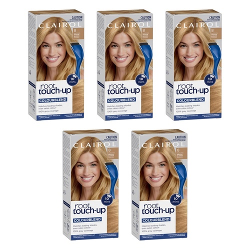 Clairol Root Touch-Up 8 Medium Blonde Pack of 5