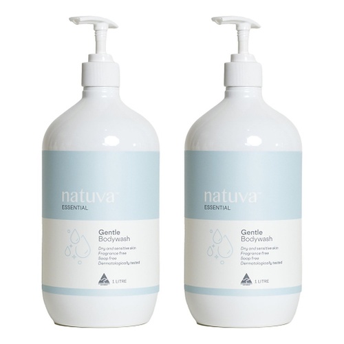 Natuva Body Gentle Wash 1 L Pack of 2