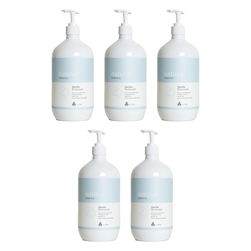 Natuva Body Gentle Wash 1 L Pack of 5