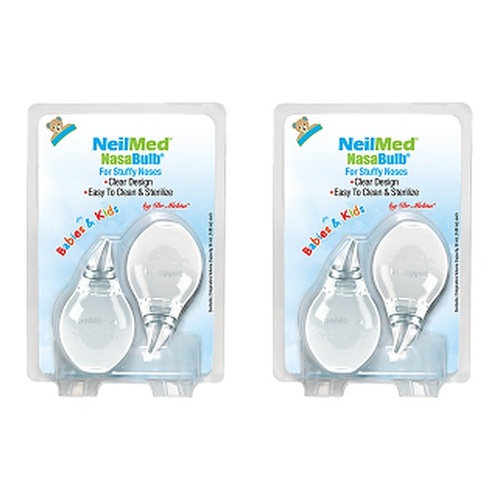 Neilmed Nasabulb Nose Aspirator 2 Pack Bundle of 2