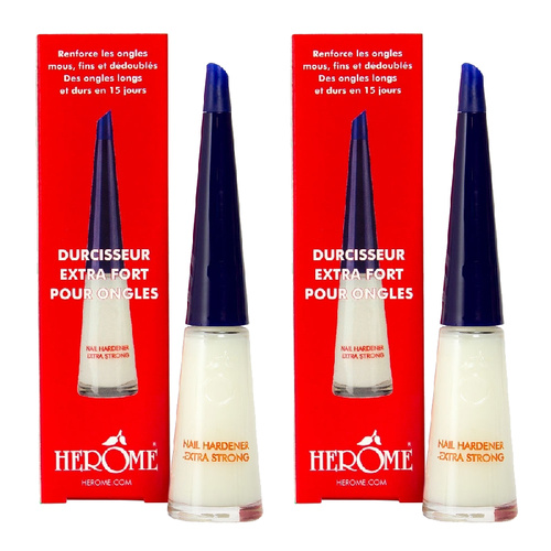 Herome Nail Hardener Extra Strong Base Coat 10ml x 2 for Weak Splitting Nails