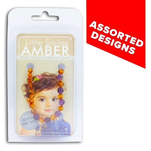 Little Smiles Amber Amethyst Baltic Prestige Collection Small 33-35cm