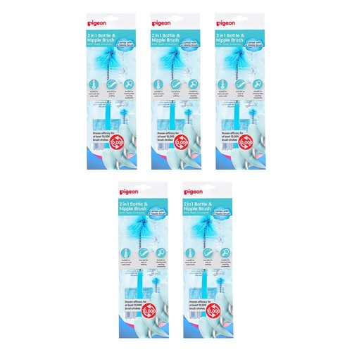 Pigeon Bottle and Nipple Cleaning Brush Pack of 5