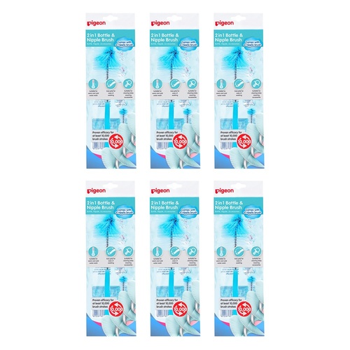 Pigeon Bottle and Nipple Cleaning Brush Pack of 6