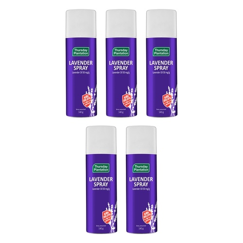Thursday Plantation Lavender Spray 140g Pack of 5