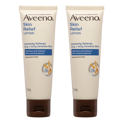 Aveeno Skin Relief Moisturising Lotion 71mL x 3 Bundle of 2