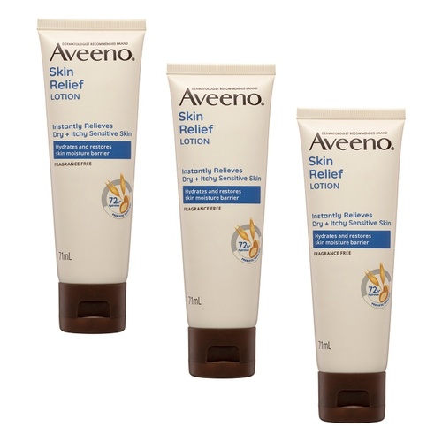 Aveeno Skin Relief Moisturising Lotion 71mL x 3 Bundle of 3