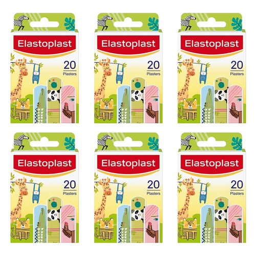 Elastoplast Kids Plasters 20 Pack Bundle of 6