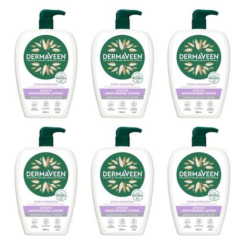 DermaVeen Extra Hydration Lotion for Extra Dry, Itchy & Sensitive Pack of 6