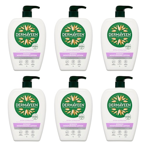 DermaVeen Extra Hydration Lotion for Extra Dry, Itchy & Sensitive Pack of 6
