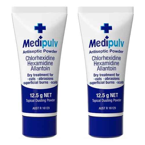 Medi Pulv Antiseptic Powder 12.5g Pack of 2