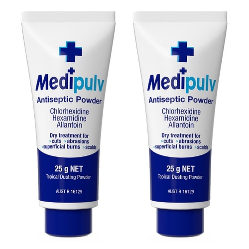 Medi Pulv Antiseptic Powder 25g Pack of 2